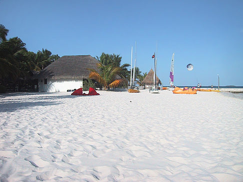 Fotos Der weiße Sandstrand der Malediven | 