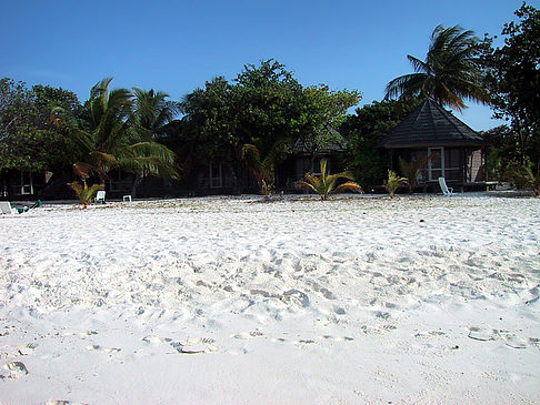 Der weiße Sandstrand der Malediven - Malediven